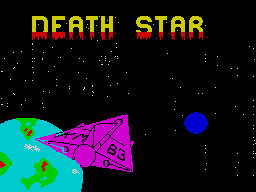Death Star (ZX Spectrum) screenshot: Loading Screen