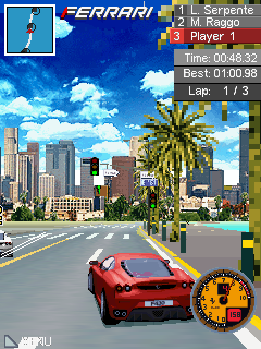 Ferrari GT: Evolution (J2ME) screenshot: Los Angeles
