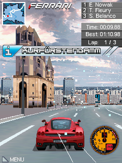 Ferrari GT: Evolution (J2ME) screenshot: Berlin