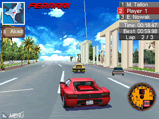 Ferrari GT: Evolution (Windows Mobile) screenshot: Athens race