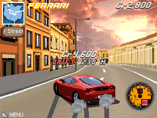Ferrari GT: Evolution (Windows Mobile) screenshot: Drifting