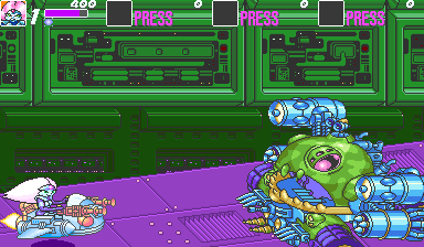 Bucky O'Hare (Arcade) screenshot: Ugly robot