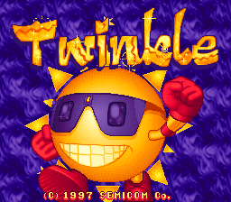 Twinkle (Arcade) screenshot: Title screen