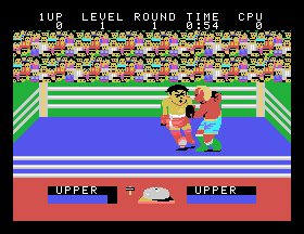 Champion Boxing (Arcade) screenshot: Body punch.