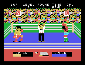 Champion Boxing (Arcade) screenshot: Lost the first round.