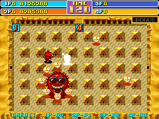 Screenshot of New Atomic Punk: Global Quest (Arcade, 1992) - MobyGames