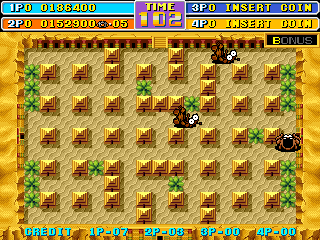 Screenshot of New Atomic Punk: Global Quest (Arcade, 1992) - MobyGames