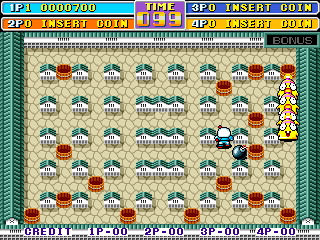 New Atomic Punk: Global Quest (Arcade) screenshot: Game starts