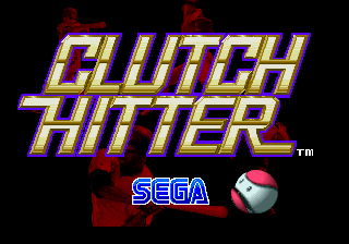 Clutch Hitter (Arcade) screenshot: Title Screen.