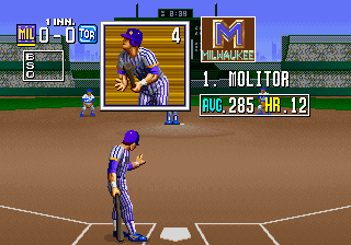 Clutch Hitter (Arcade) screenshot: Play Ball.