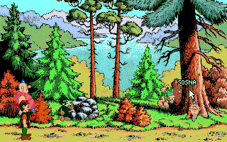 Kajko i Kokosz (Amiga) screenshot: Trapped Wawaj