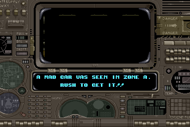 Cosmic Cop (Arcade) screenshot: Orders