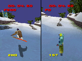 Big Air (PlayStation) screenshot: Two Players mode