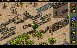 Tanke Da Juezhan (DOS) screenshot: Bring it on, Rommel!