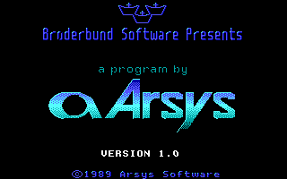 Wibarm (DOS) screenshot: Title Screen 1