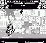 King of Fighters R-1 (Neo Geo Pocket) screenshot: Escape into sky