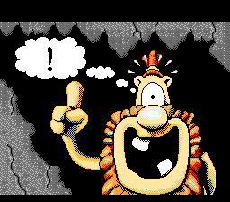 Trog! (NES) screenshot: After several levels a short intermission is shown