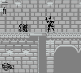 Judge Dredd (Game Boy) screenshot: An ammo crate
