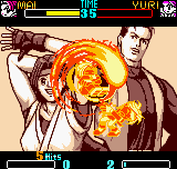 SNK Gals' Fighters (Neo Geo Pocket Color) screenshot: Like Fatality