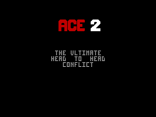 ACE and ACE 2 (ZX Spectrum) screenshot: ACE 2: Title screen