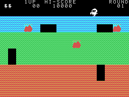 Dig Dug (Sord M5) screenshot: Starting out