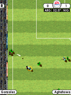 FIFA Soccer 2002 (Windows Mobile) screenshot: Throw in