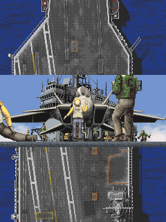 Air Gallet (Arcade) screenshot: Ready for take-off.