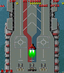 Raiden (Arcade) screenshot: Taking-Off.
