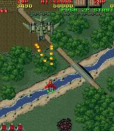 Screenshot of Raiden (Arcade, 1990) - MobyGames