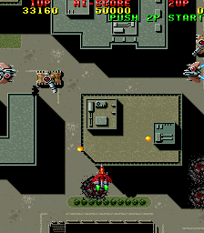 Screenshot of Raiden (Arcade, 1990) - MobyGames