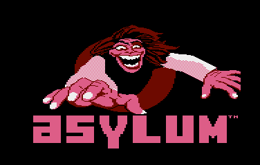 Asylum II (Atari 8-bit) screenshot: Title screen