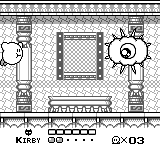 Kirby's Dream Land (Game Boy) screenshot: Stage 4 boss
