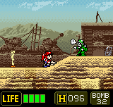 Metal Slug 2nd Mission (Neo Geo Pocket Color) screenshot: Game starts