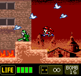 Metal Slug 2nd Mission (Neo Geo Pocket Color) screenshot: Surprise!