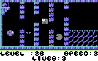 Later (Commodore 64) screenshot: Level 25
