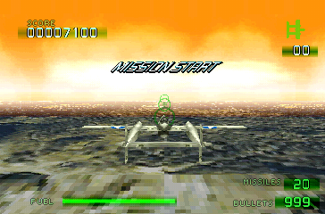 Flying Squadron (PlayStation) screenshot: Mission Start