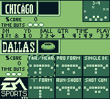 Screenshot of Madden 95 (Game Boy, 1994) - MobyGames