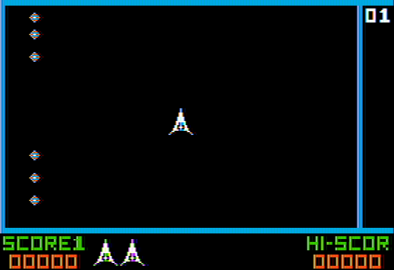 Frazzle (Apple II) screenshot: Into battle