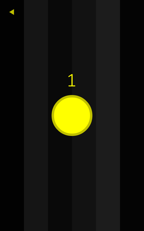 Yellow (Android) screenshot: Start of the first level