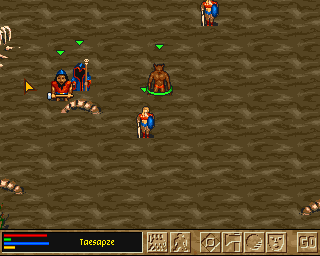 Legion (Amiga) screenshot: Legion is stuck in a swamp