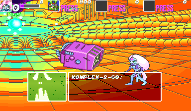 Bucky O'Hare (Arcade) screenshot: Boss is destroyed