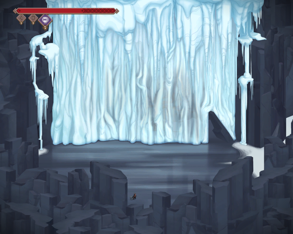 Jotun (Windows) screenshot: I get cold just looking at that.