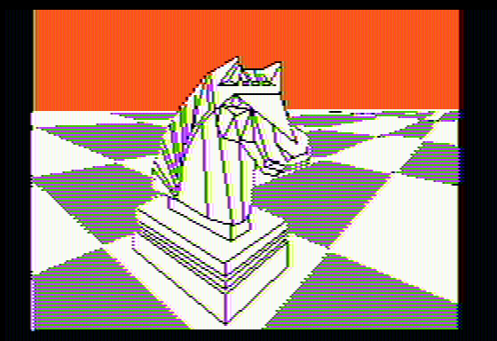Colossus Chess 4 (Apple II) screenshot: Intro picture