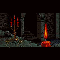 Castlevania Chronicles (Sharp X68000) screenshot: Intro