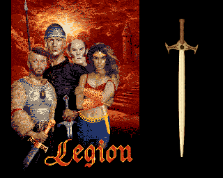 Legion (Amiga) screenshot: Title screen