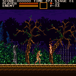 Castlevania Chronicles (Sharp X68000) screenshot: Start of the game