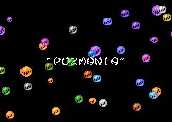 Puzmania (Atari 8-bit) screenshot: Intro