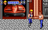 Double Dragon (Lynx) screenshot: My first vict...I mean, opponent.