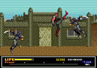 Last Battle (Genesis) screenshot: The first stage