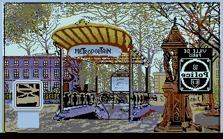 Les Ripoux (Atari ST) screenshot: Atari ST version is certainly the best-looking one